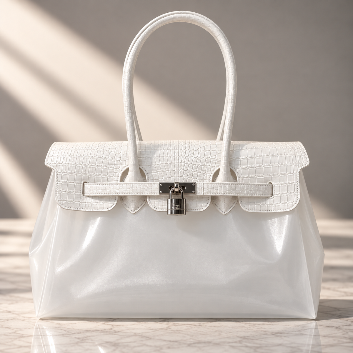 Bolso Jelly Croco