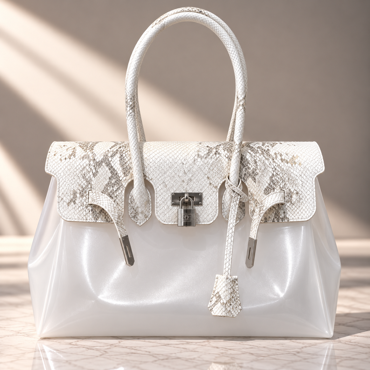 Bolso Jelly Croco