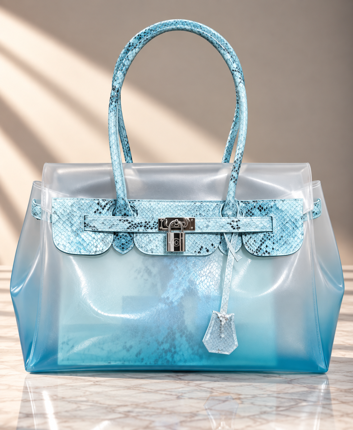 Bolso Jelly Croco