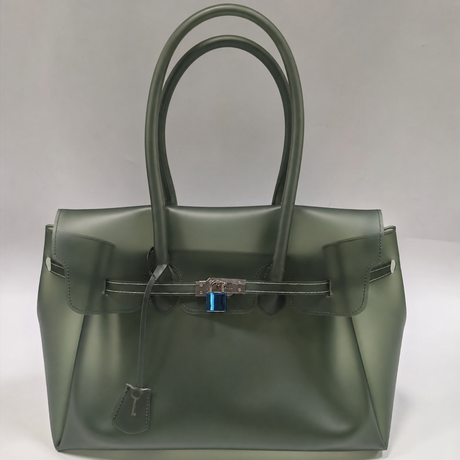 Bolso Jelly Verde Oscuro