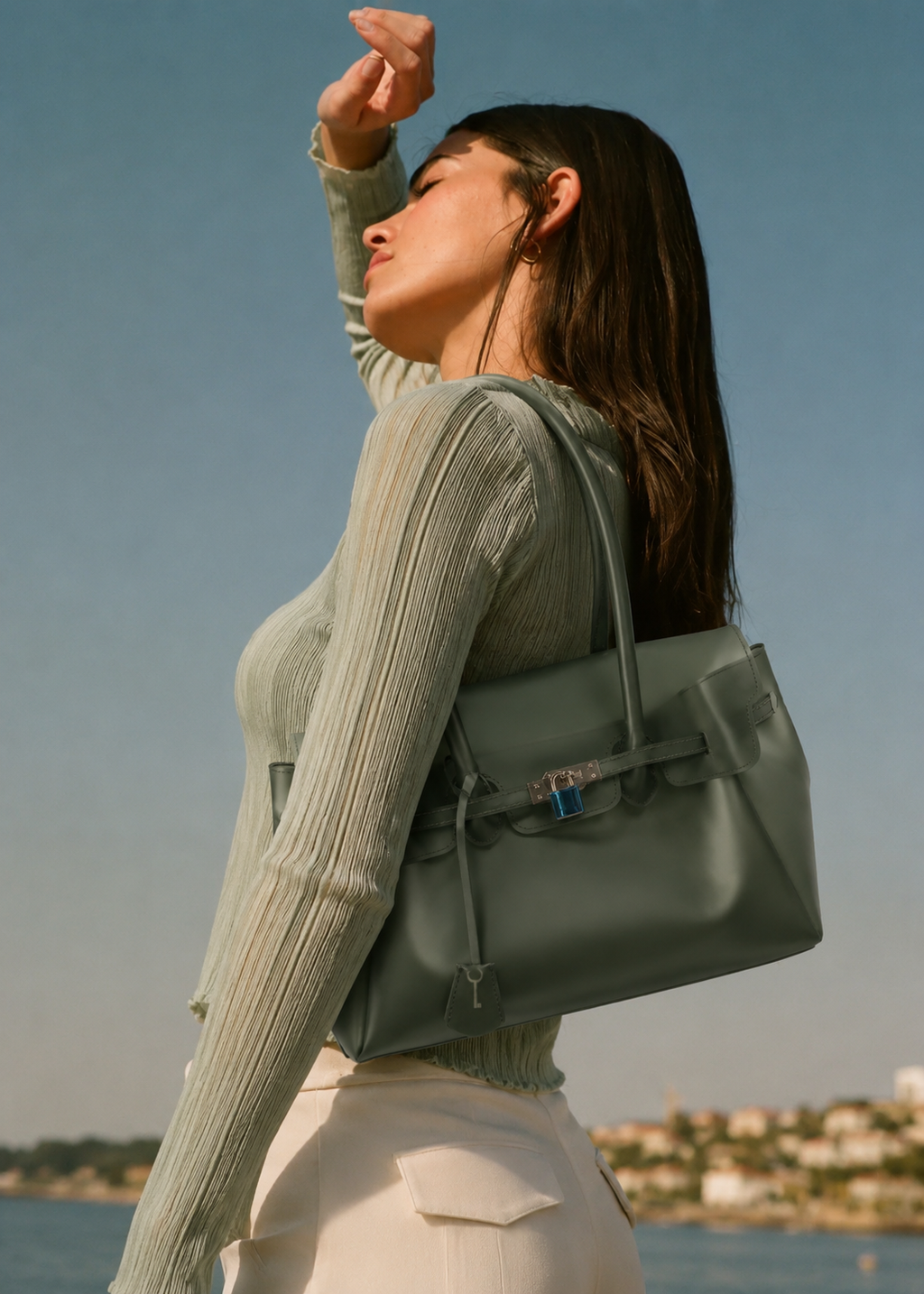 Bolso Jelly Verde Oscuro