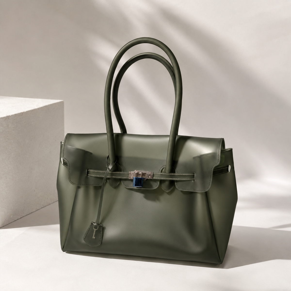 Bolso Jelly Verde Oscuro