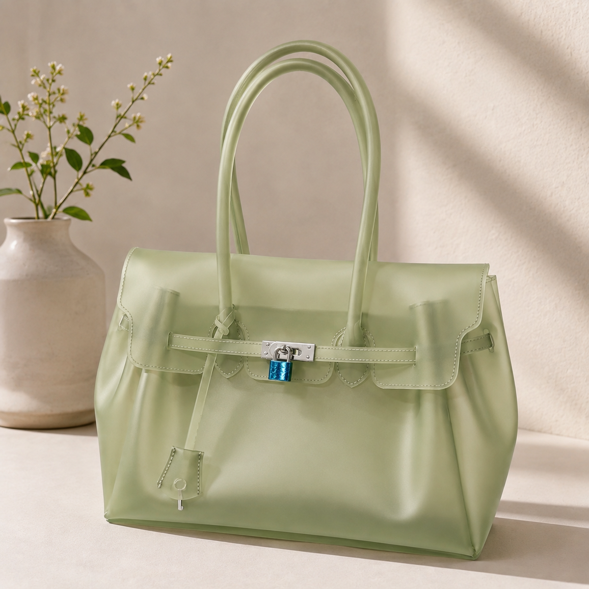 Bolso Jelly Verde Oliva