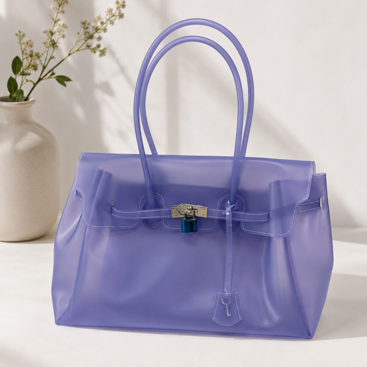 Bolso Jelly Morado Oscuro