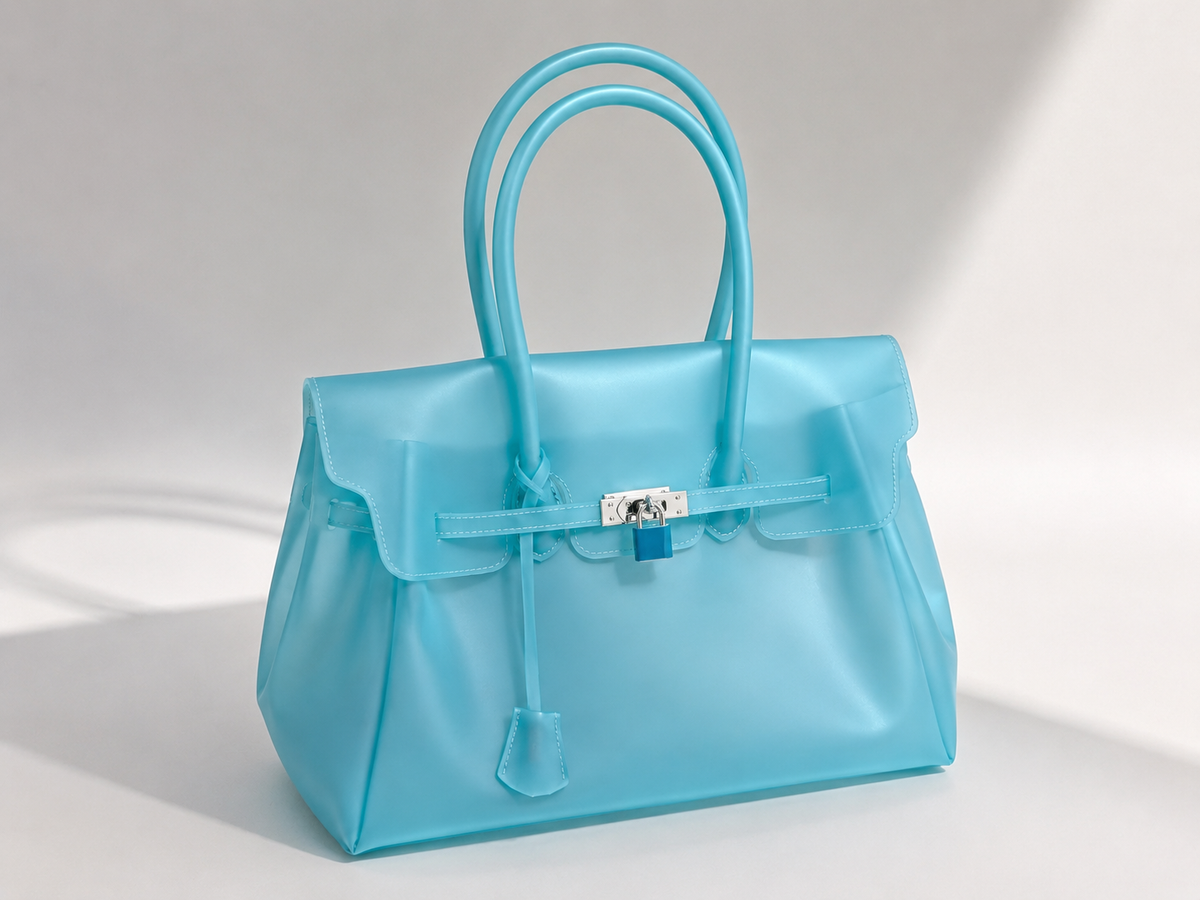 Bolso Jelly Azul Cielo
