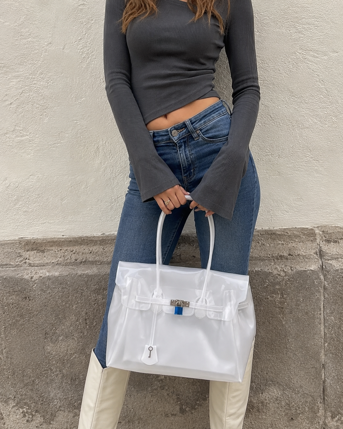 Bolso Jelly Blanco