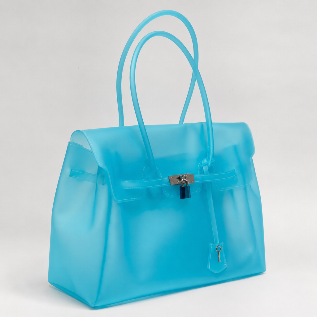 Bolso Jelly Azul Lago