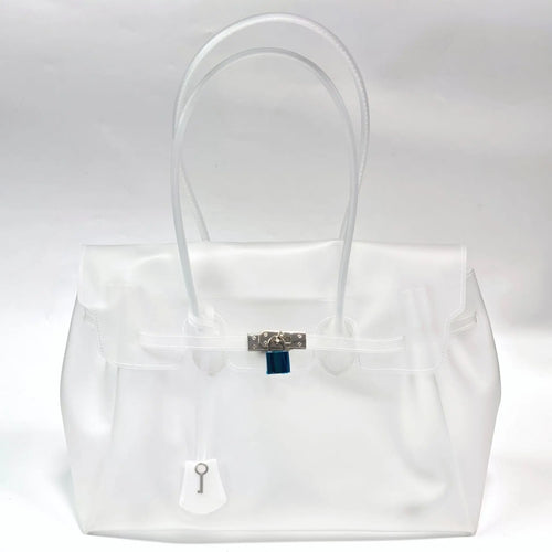 Bolso Jelly Blanco translúcido de TPU JELLOCO
