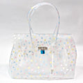 Bolso Jelly Blanco con Lunares translúcido de TPU JELLOCO