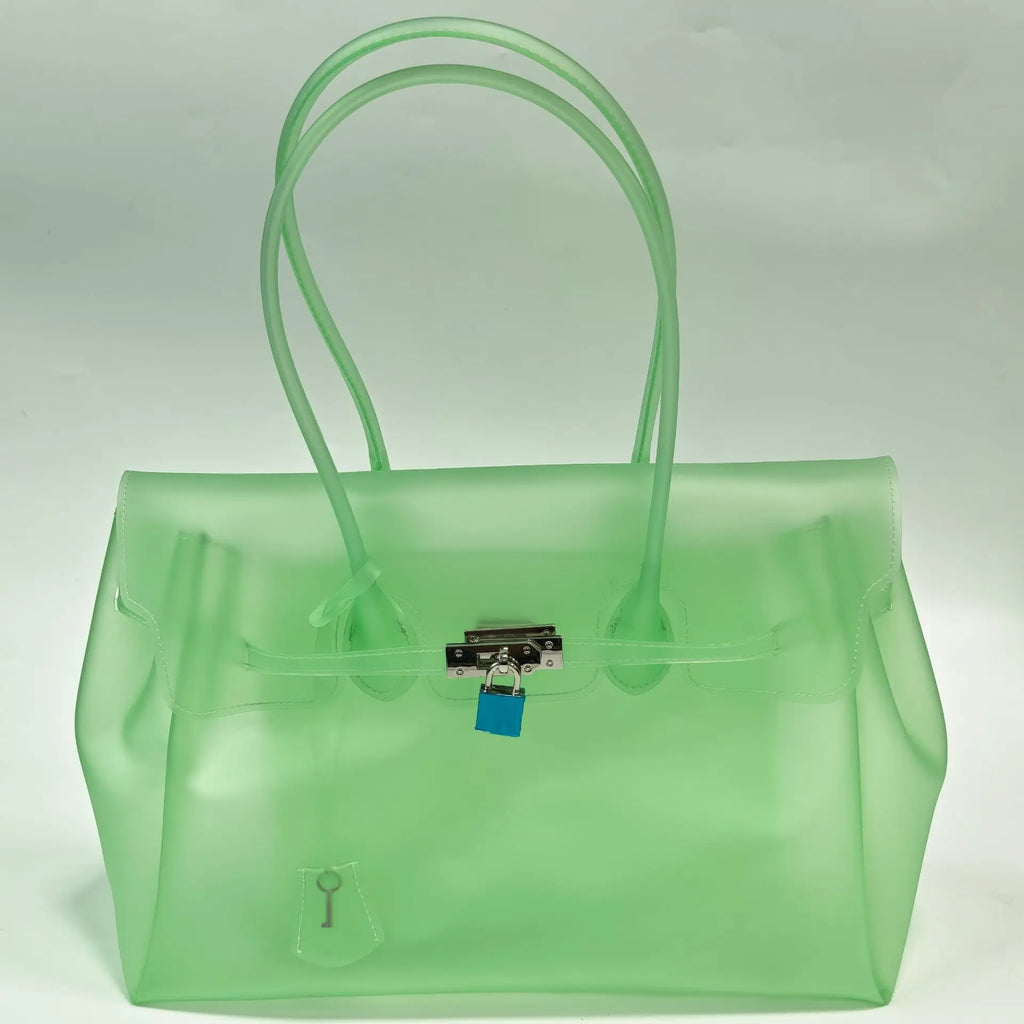 Bolso Jelly Verde Menta translúcido de TPU JELLOCO