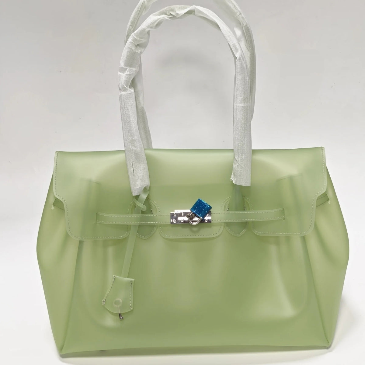 Bolso Jelly Verde Oliva translúcido de TPU JELLOCO