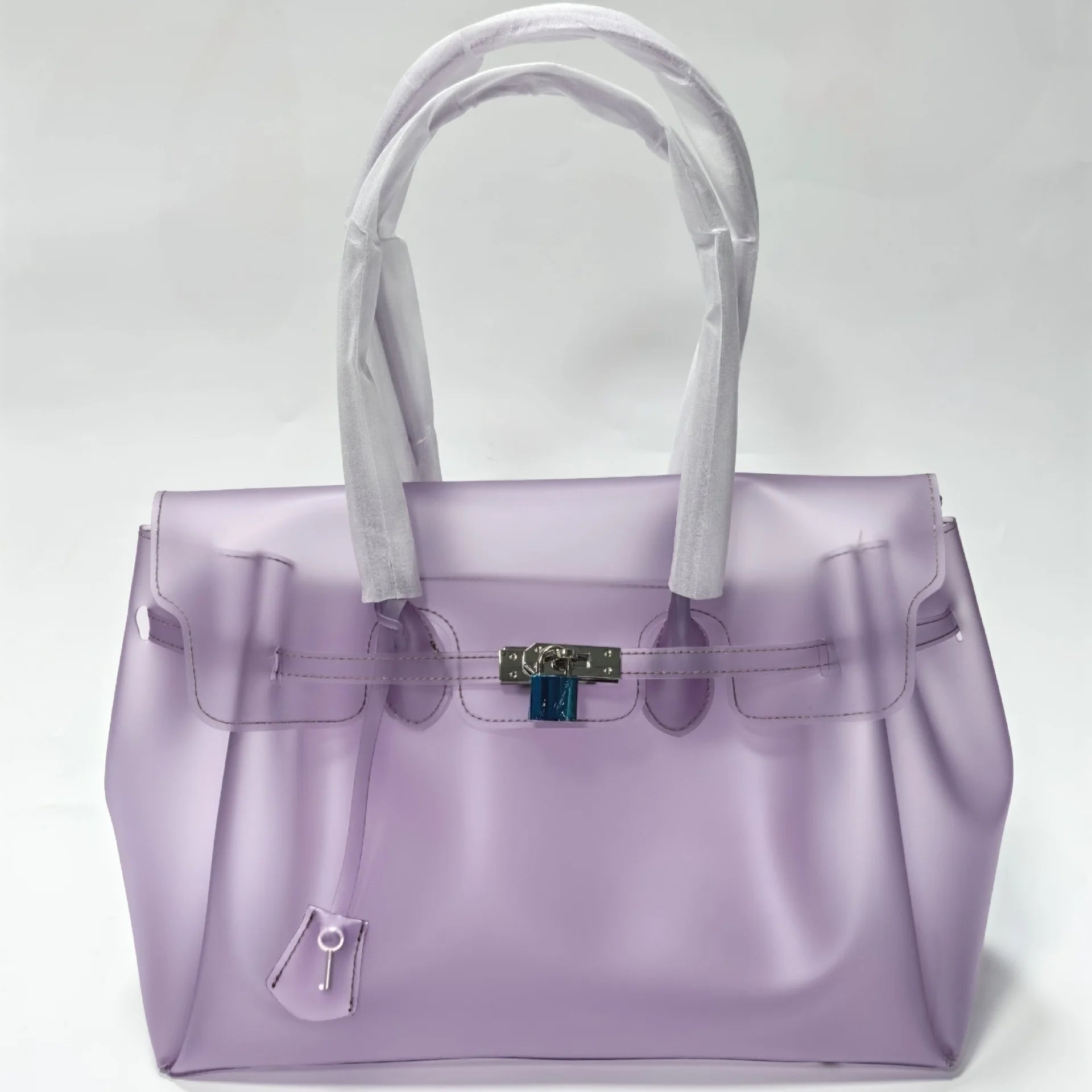 Bolso Jelly Lila Claro translúcido de TPU JELLOCO