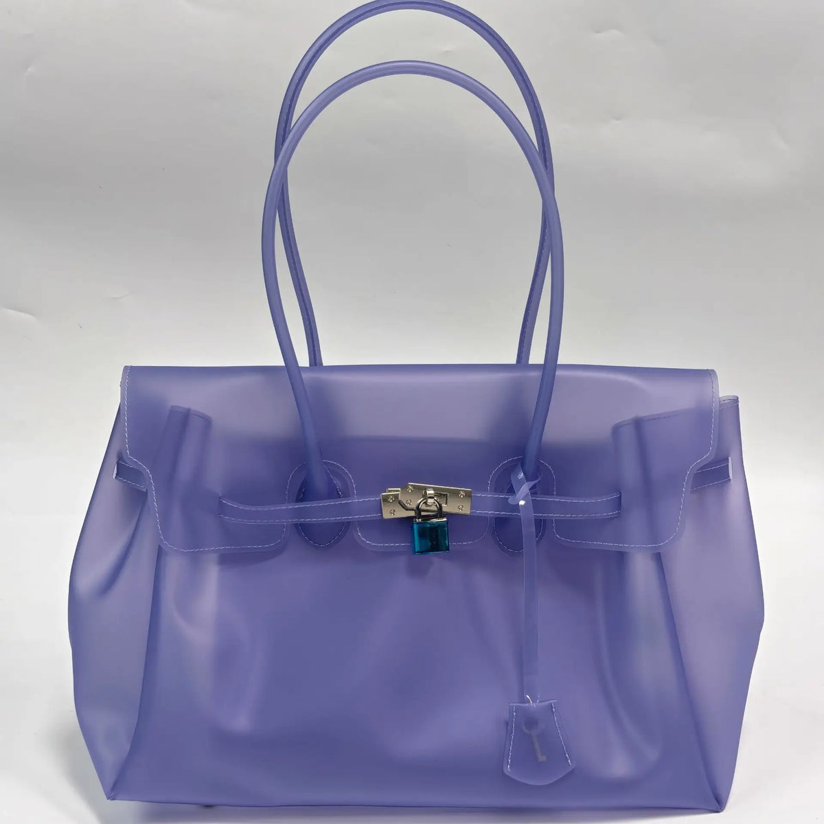 Bolso Jelly Morado Oscuro translúcido de TPU JELLOCO