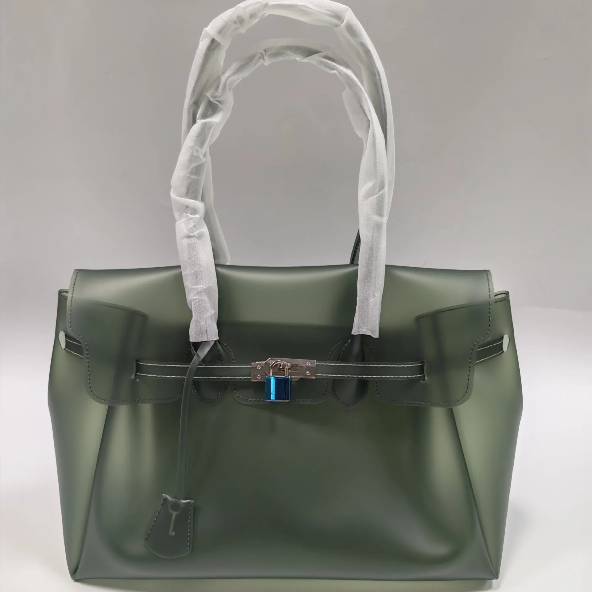 Bolso Jelly Verde Oscuro translúcido de TPU JELLOCO