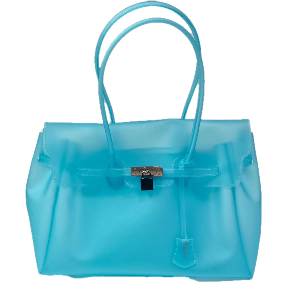 Bolso Jelly Azul Lago