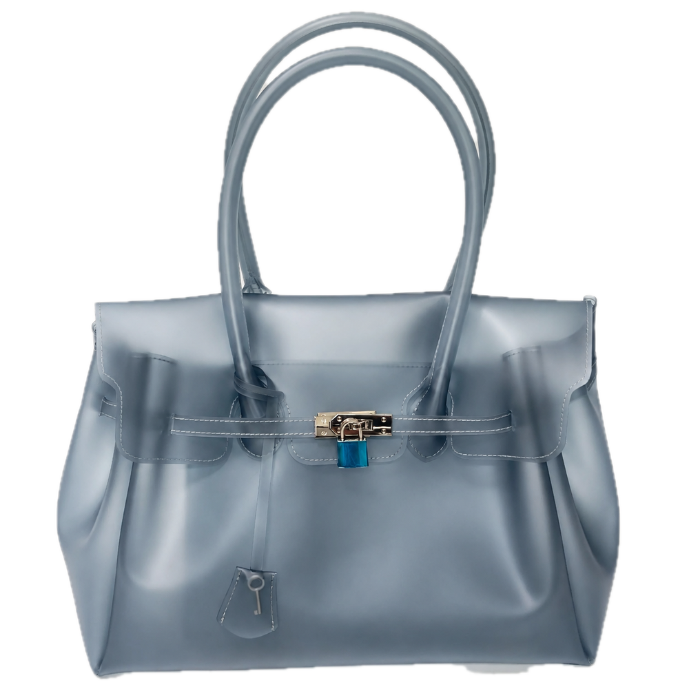 Bolso Jelly Gris Azulado