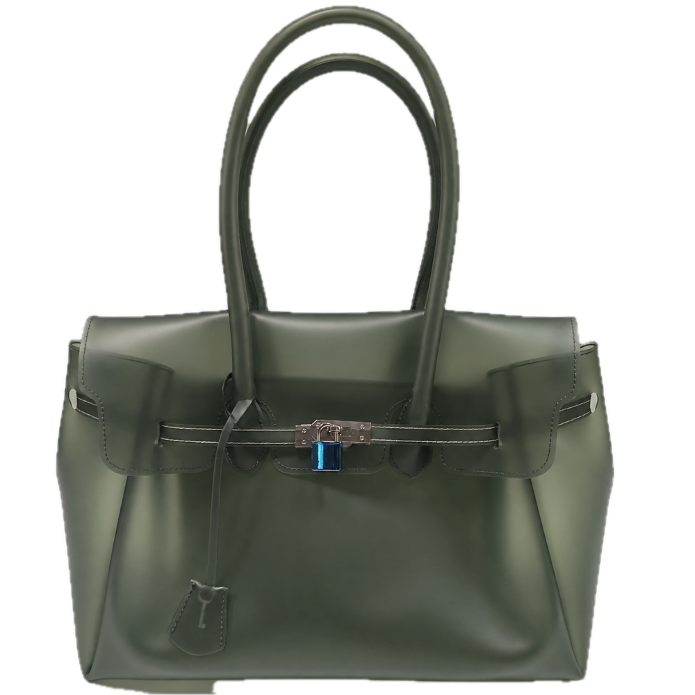 Bolso Jelly Verde Oscuro